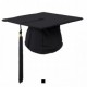 Black Hat with Tassel and 2021 Year Charm